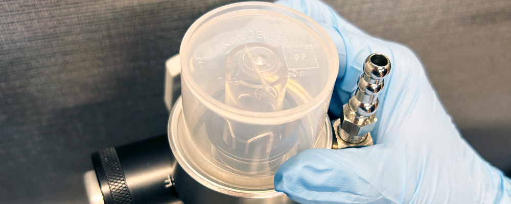 how to clean a trap bottle